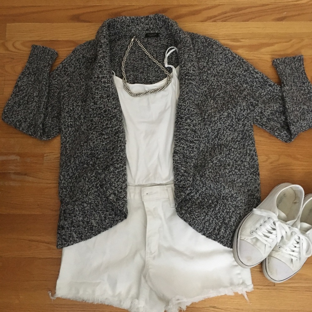 Talbots Knit Open Cardigan